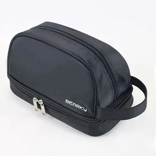 New Design Custom Premium Deluxe Waterproof Black Best Makeup Bags